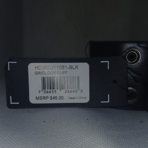 Harley-Davidson Black Biker Bracelet - Picture 3 of 5